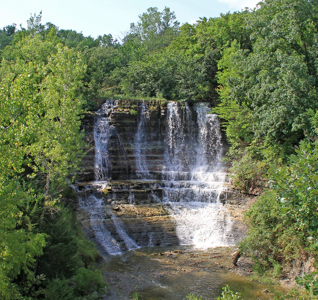 Geary County Waterfalls Located below Geary County State L… Flickr