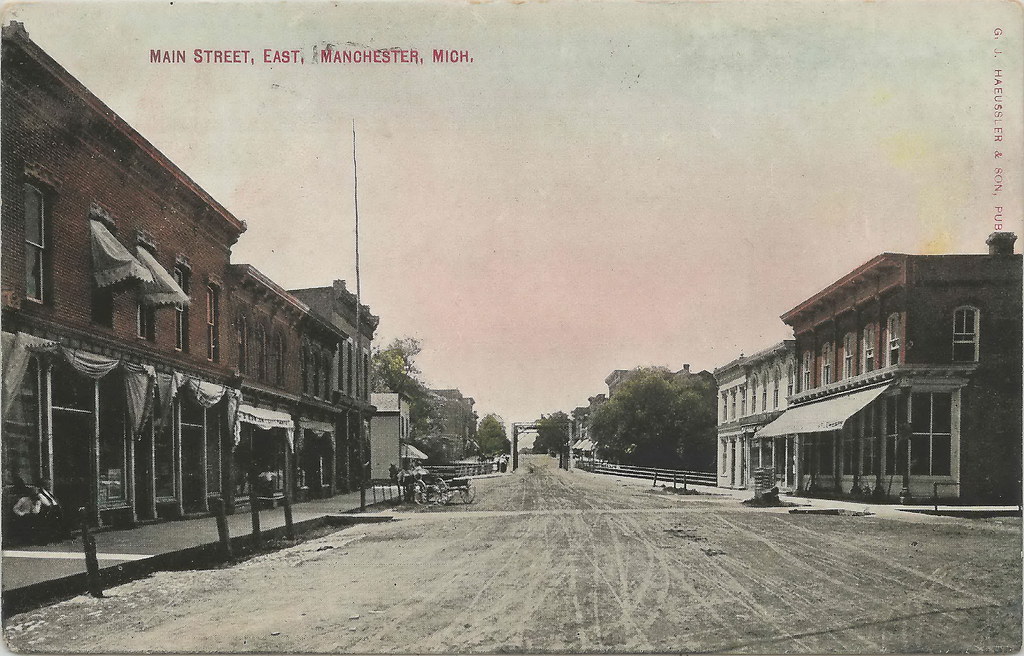 SE Manchester Washtenaw MI 1910 Downtown Stores Businesses… Flickr