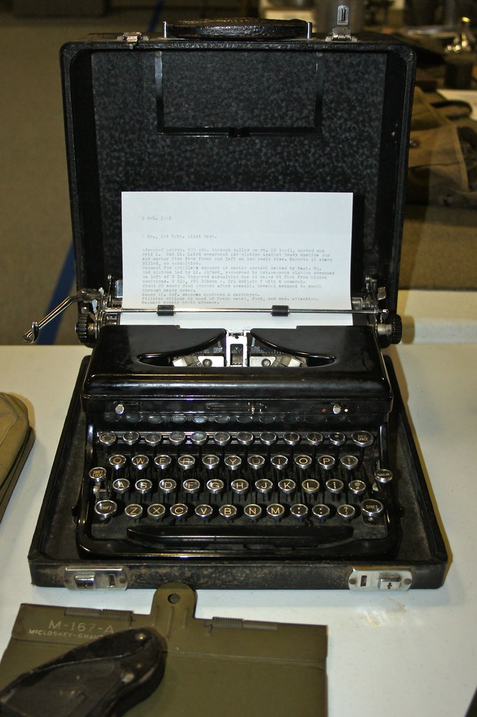 WW2 U.S. Typewriter I finally found the one I wanted! Thi… Flickr