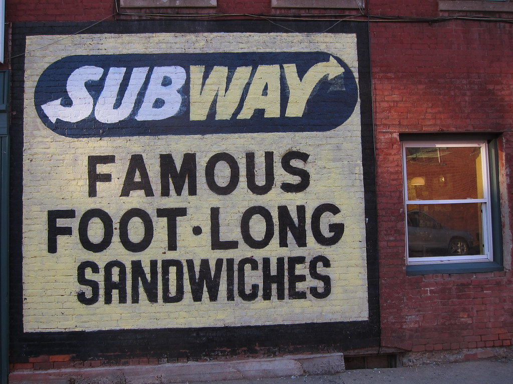 Subway mural ad Endicott, NY Chris Waits Flickr