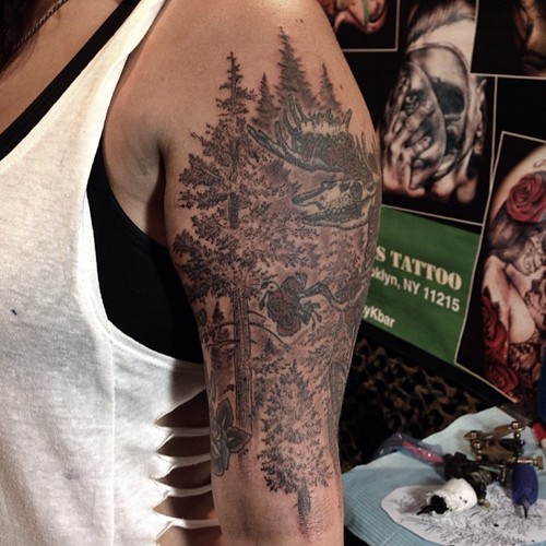 forest filler from yesterday at the asbury park tattoo con… Flickr