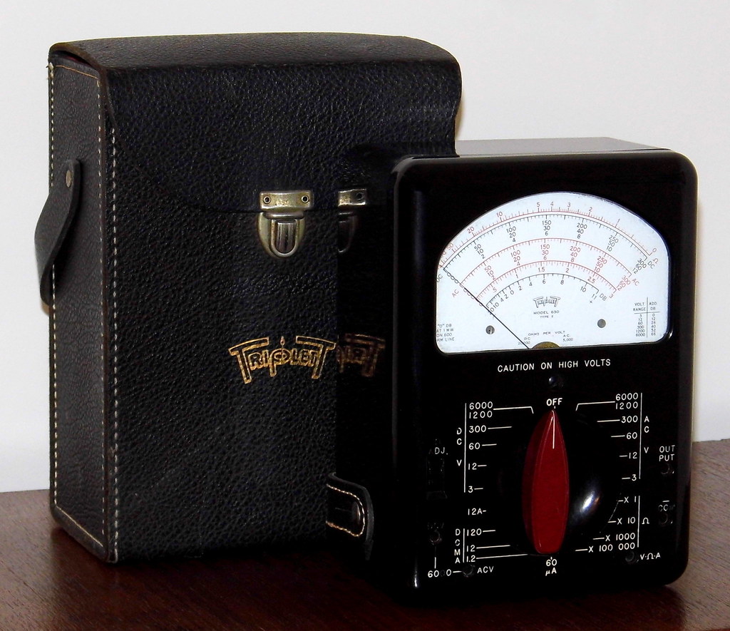Vintage Electronic Test Equipment Triplett VOM Multimete… Flickr