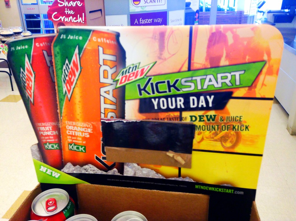 Mtn Dew Kickstart Mtn Dew Kickstart Floor Display by Mike … Flickr