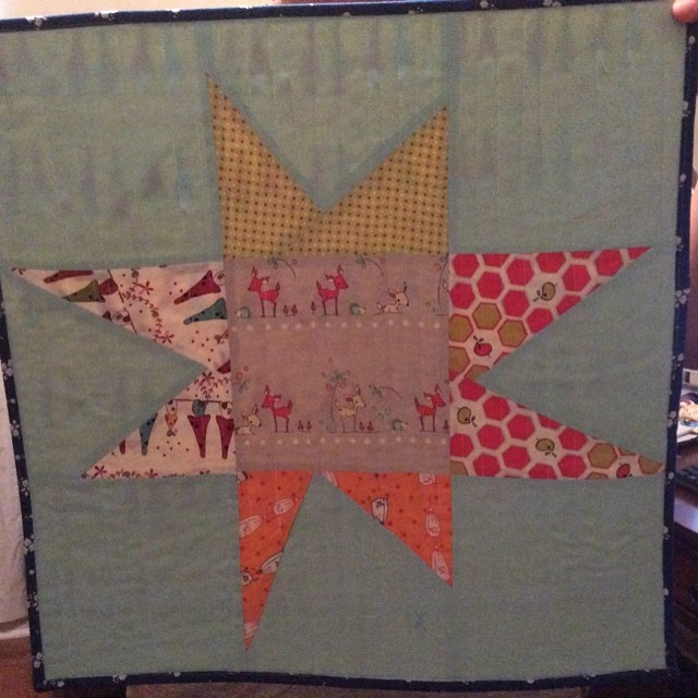 Mini quilt for Houston modern quilt guild swap Karri Flickr