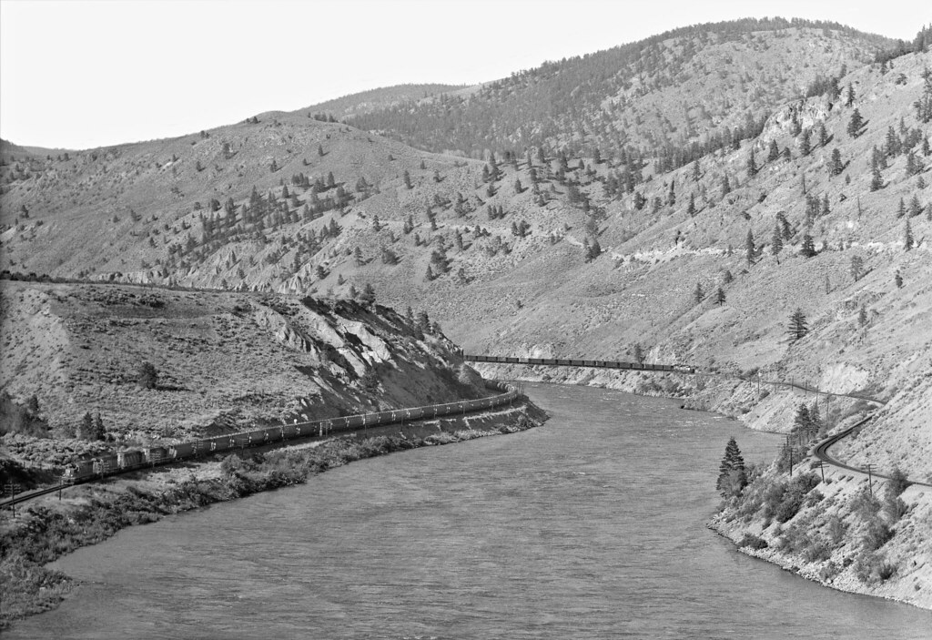 CN/CP, Boston Bar, British Columbia, 1978 Fraser River Can… Flickr