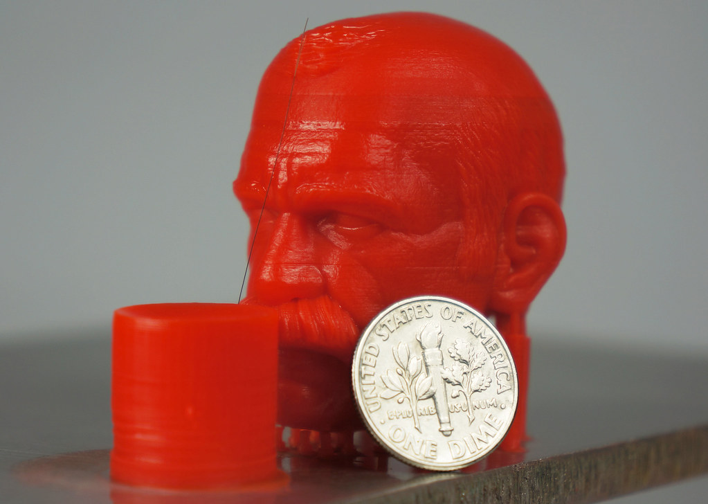 3D printed small bust 3D small bust printed with Kudo3D Ti… Flickr