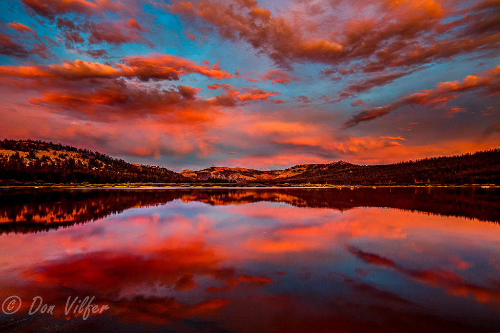 Lake van Norden 2758 Sunset at Lake van Norden near Donner… Flickr