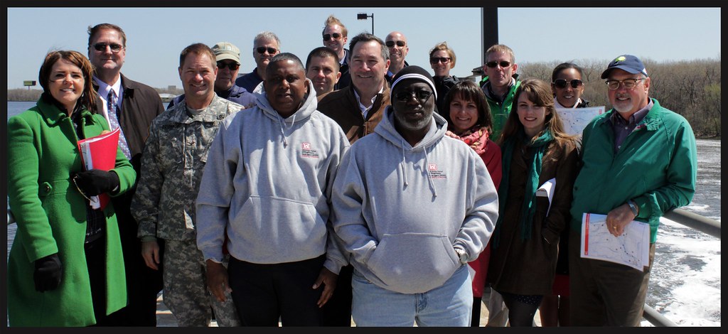 Congressional Staff tour Brandon Road Lock and Dam Flickr
