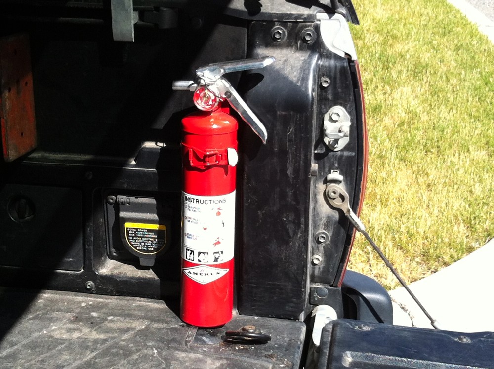 Where to mount fire extinguisher World