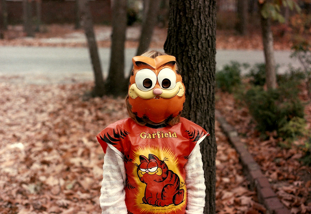 Halloween 1985 Yep, that's me under that potentially hazar… Flickr