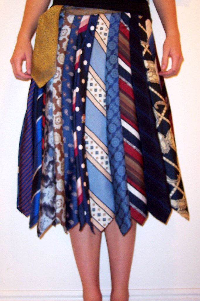 Tie skirt Skirt made out of ties, with a "tie" waistband. … Flickr