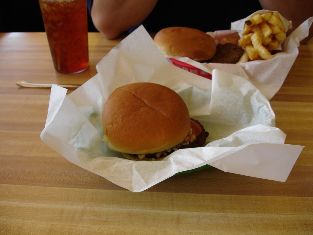 Hamburger from the Busy Bee Cafe, Cullman AL The most deli… Flickr