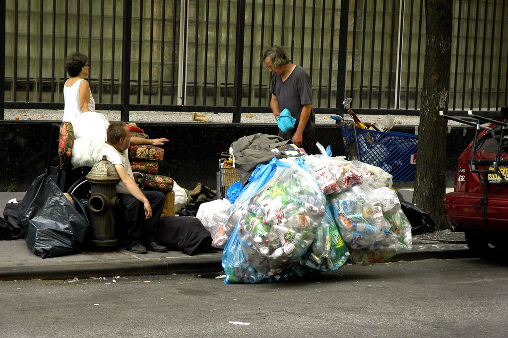 collecting NYC´s litter NYC isn´t only skyscrapers and 5th… Flickr