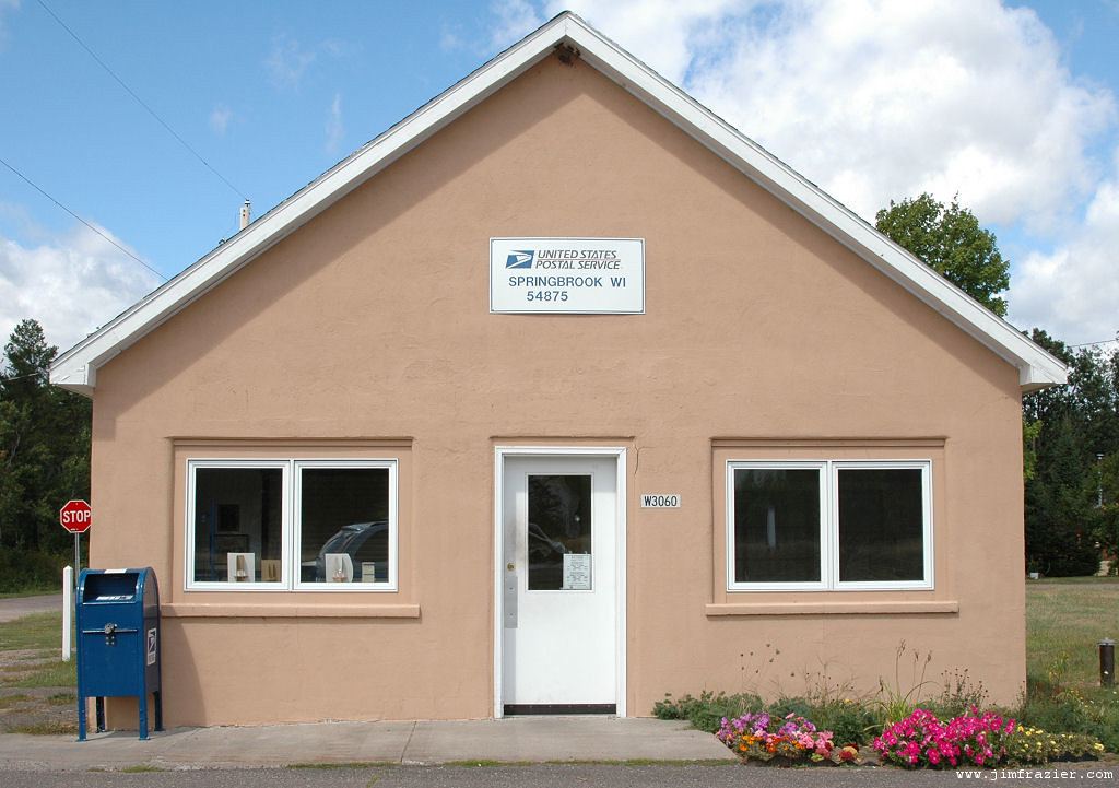 Springbrook WI Post Office Nothing exciting, but at least … Flickr
