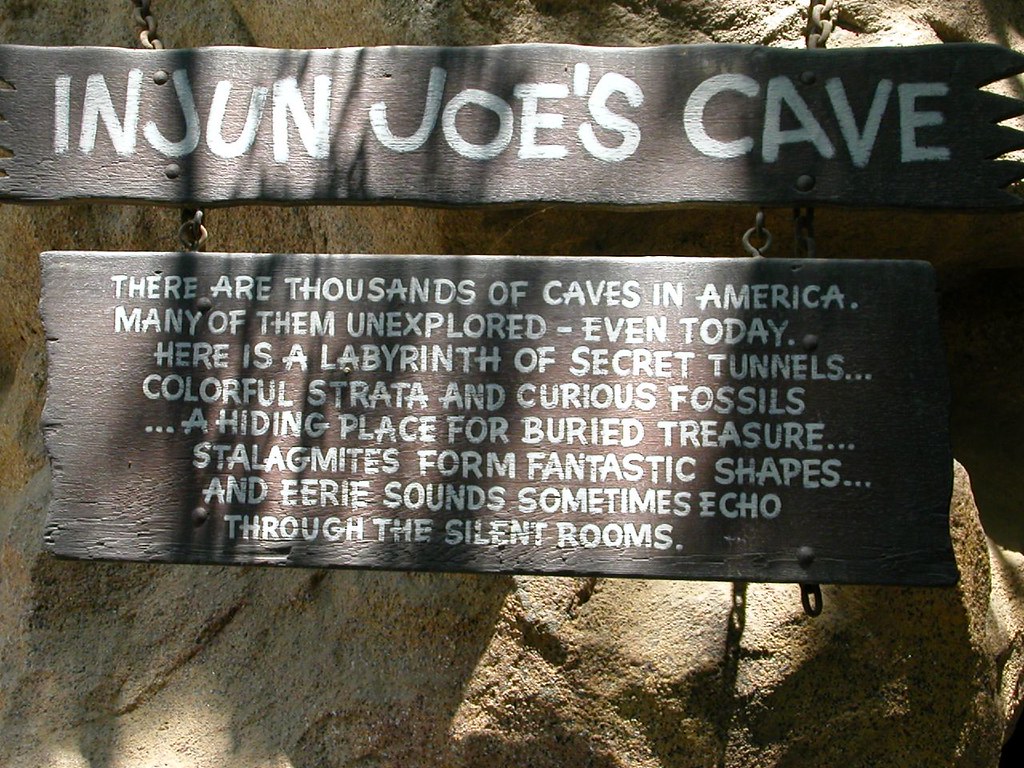 Injun Joe's Cave Sign on Tom Sawyer's Island Somehow I alw… Flickr