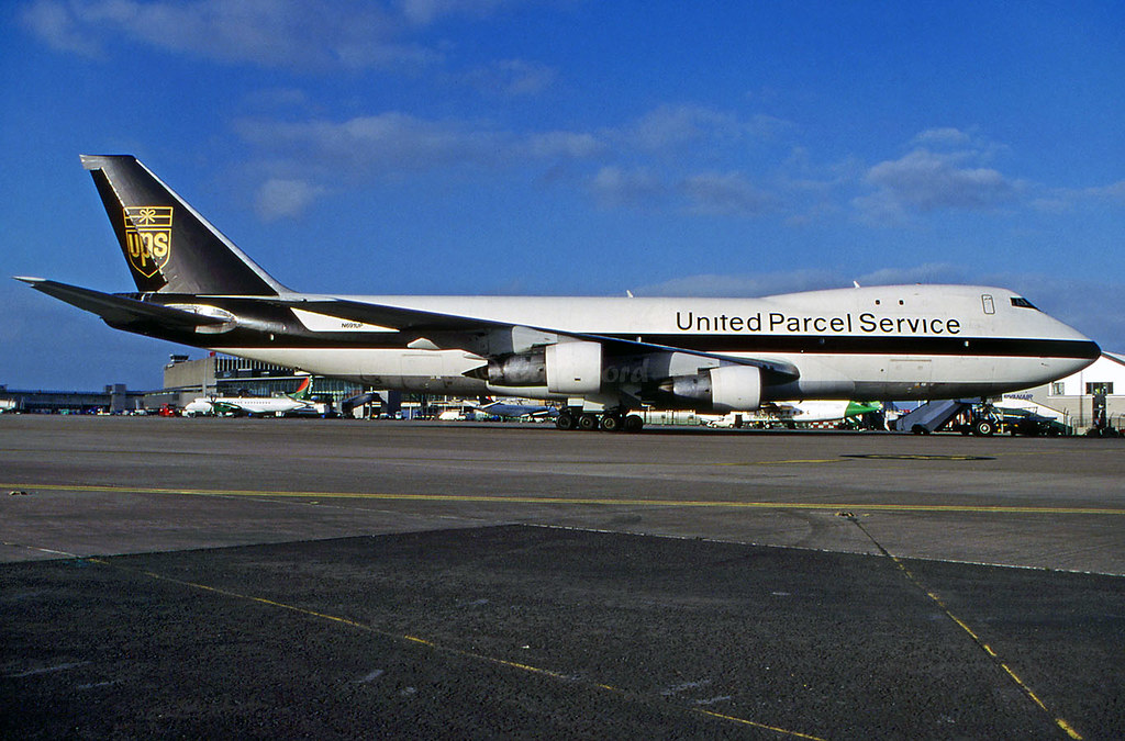 Boeing 747121SF N691UP UPS. Dublin. Dec 1998. Flickr