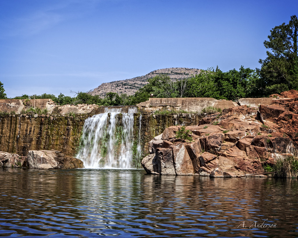 Dam spillway in Medicine Park, OK Medicine Park, OK Aloma (LaBarre