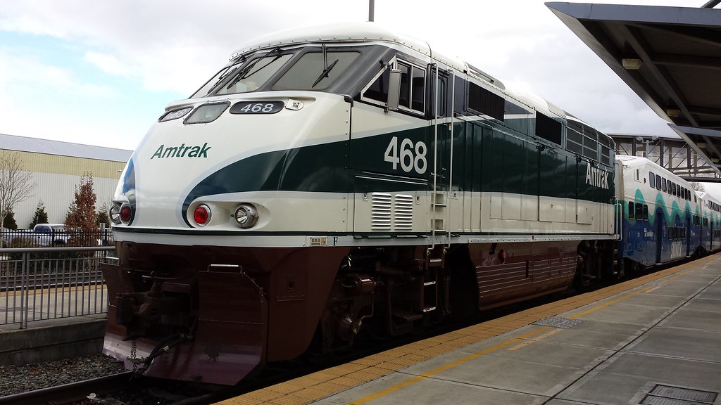 Amtrak 468 Everett, WA 1998 EMD F59PHI March 10, 2014 Kris Leisten