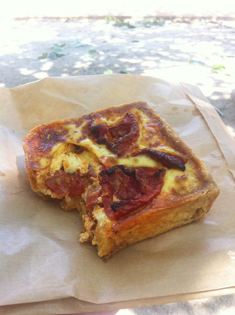 Rose Bakery quiche Chorizo and tomato I think it was. Very… Flickr