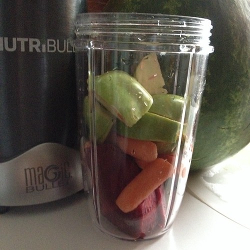 Challenge is over but I'm still juicing. Beets (for my ane… Flickr