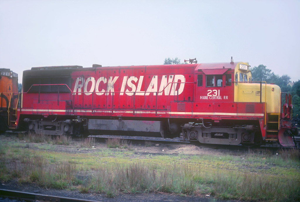 MEC U25B 231 Maine Central Railroad U25B 231 at South Port… Flickr
