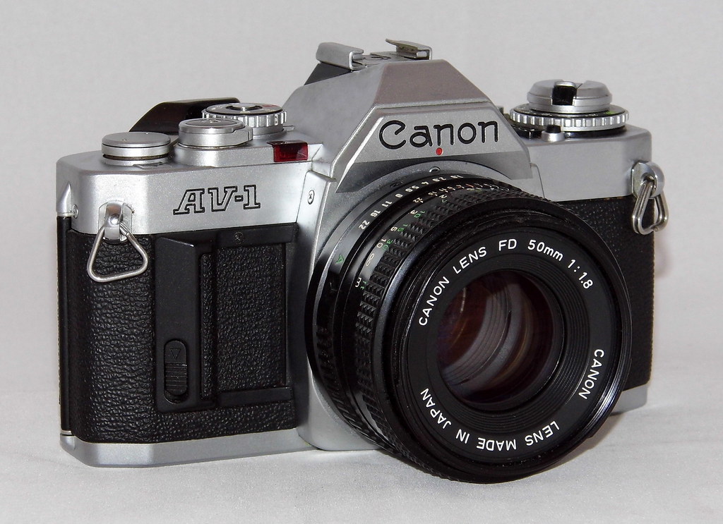 Vintage Canon AV1 35mm SLR Film Camera, Made In Japan, Ci… Flickr