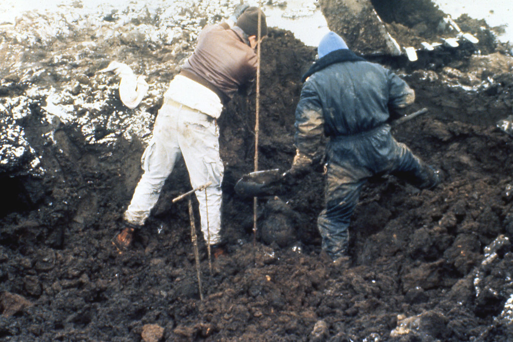 Burning Tree Mastodon excavation (midDecember 1989), Burn… Flickr