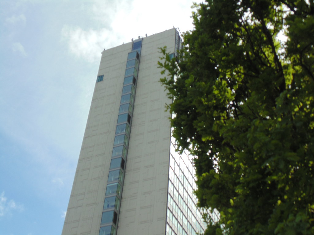 City Tower, Manchester Practically hidden behind the bushe… Flickr