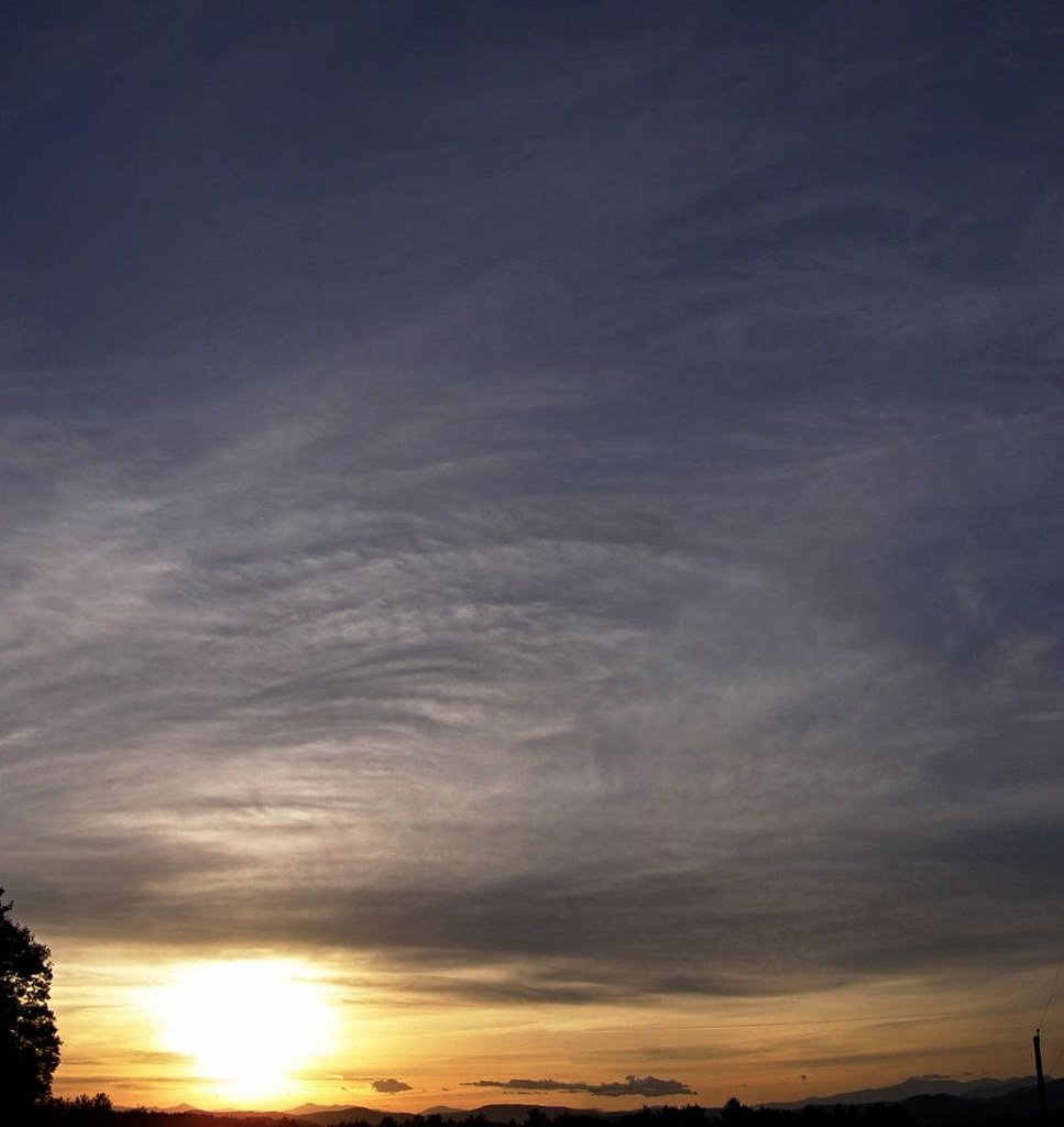 2014_0615SunsetPano0001 Cornish, Maine. Panorama view of … Flickr