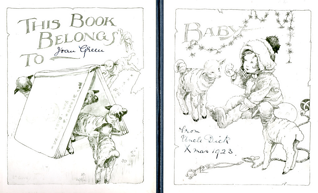 1923 inscription "Mrs. Strang's Annual for Baby" published… Flickr