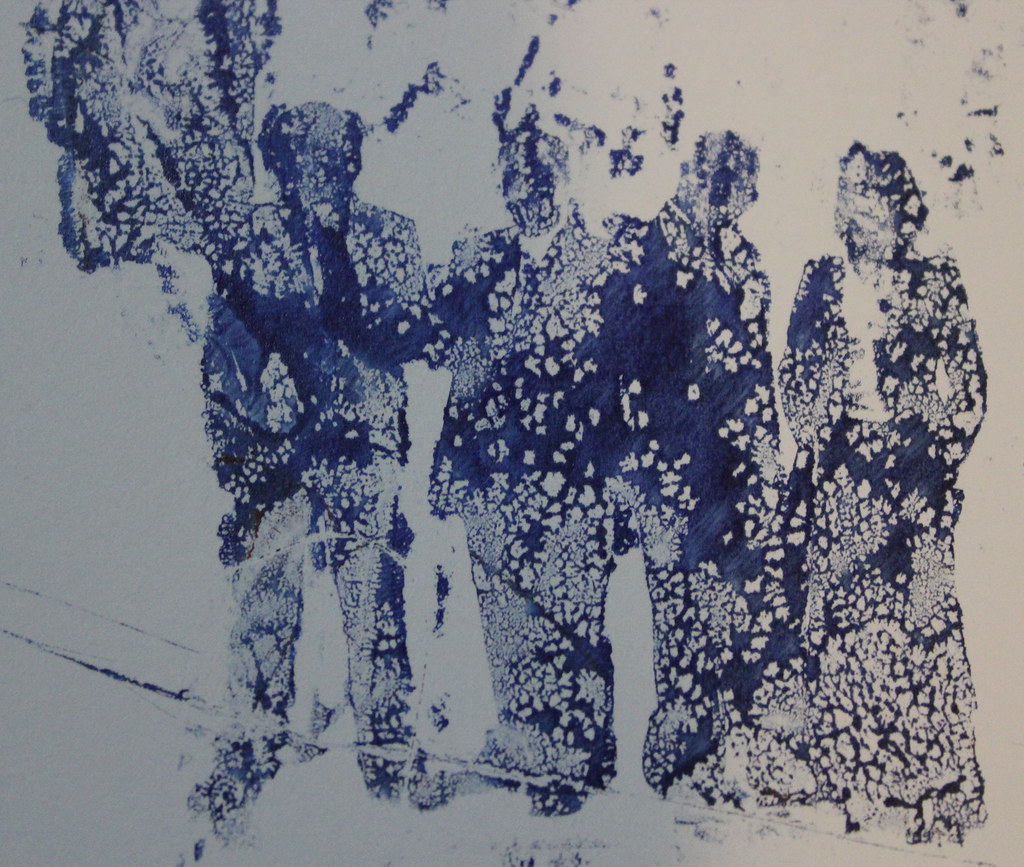 Gelli Arts Plate & Magazine Print 4 Having discovered that… Flickr