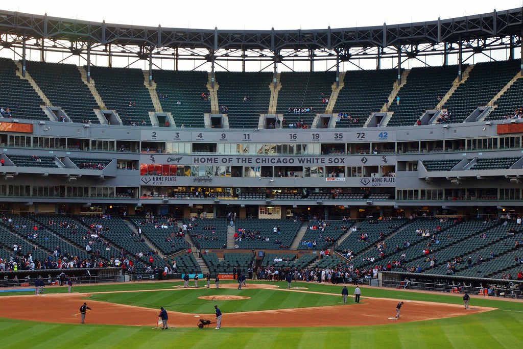 U.S. Cellular Field View from next to the centerfield tel… Flickr