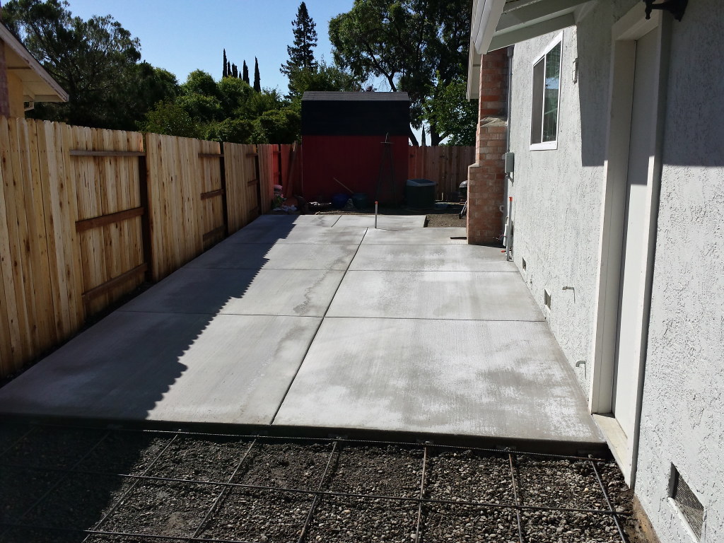 Side Yard Concrete In Fairfield Fresh side yard concrete i… Flickr