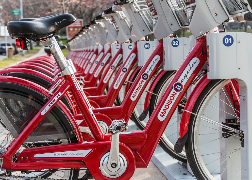 BCycle Madison's bike sharing program is fantastic. ken fager Flickr