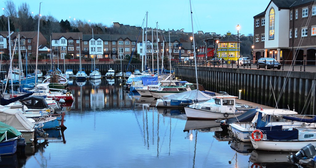 Newcastle St Peter's Basin Marina and housing on the Quay… Flickr