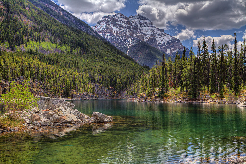 Horseshoe Lake & Mt Kerkeslin Jasper Park Horseshoe Lake… Flickr