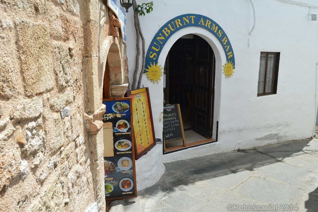 Sunburnt Arms Bar Lindos, Rhodes, Greece 31.05.14 Flickr