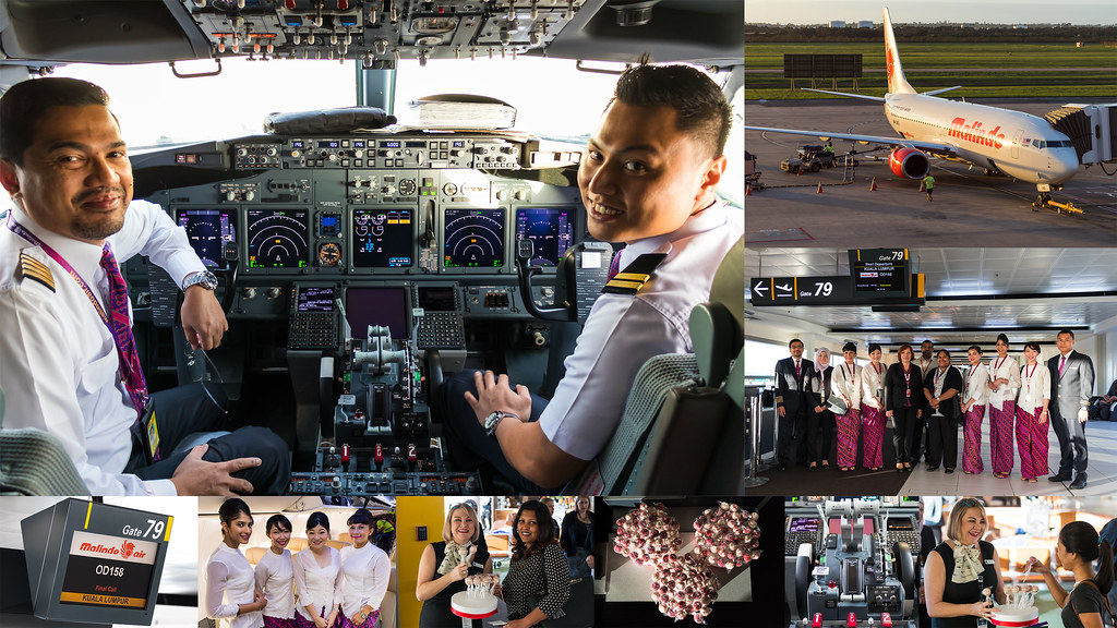 Malindo Air Inaugural OD B738 9M-LNQ YBBN | Dat Plane Guy | Flickr