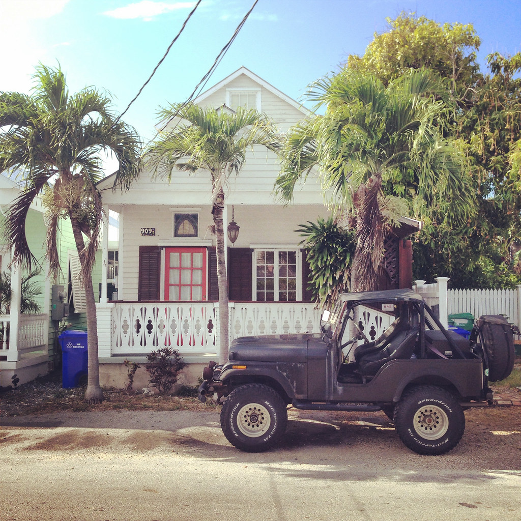 dreamy jeep, house Key West, Fla. kurt schlosser Flickr
