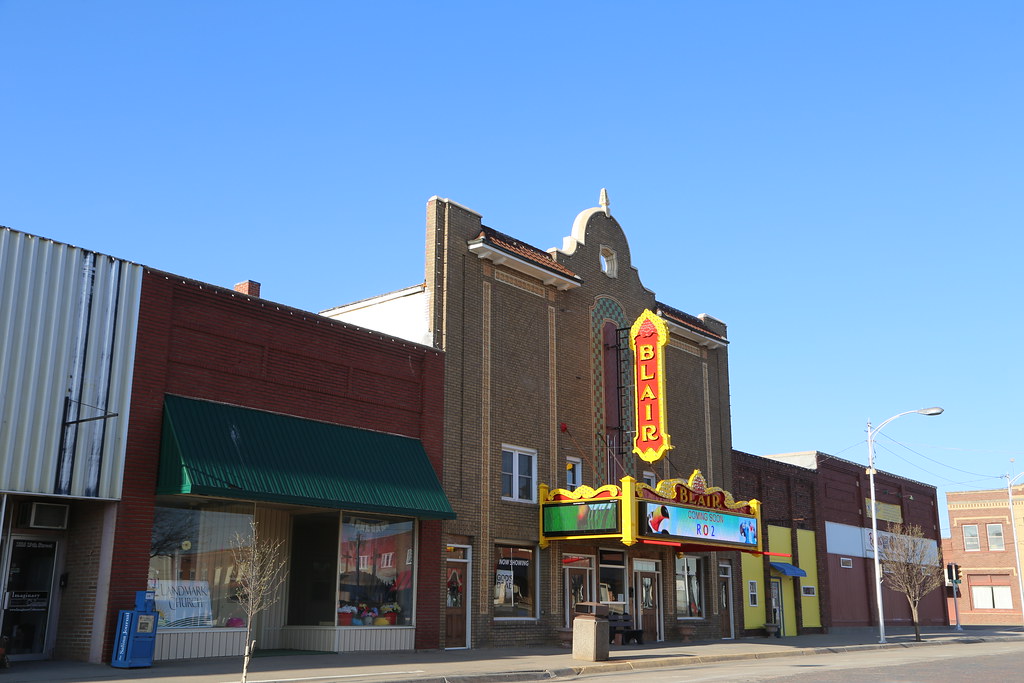 Belleville Kansas, Blair Theater, Movie Theater, Republic … Flickr