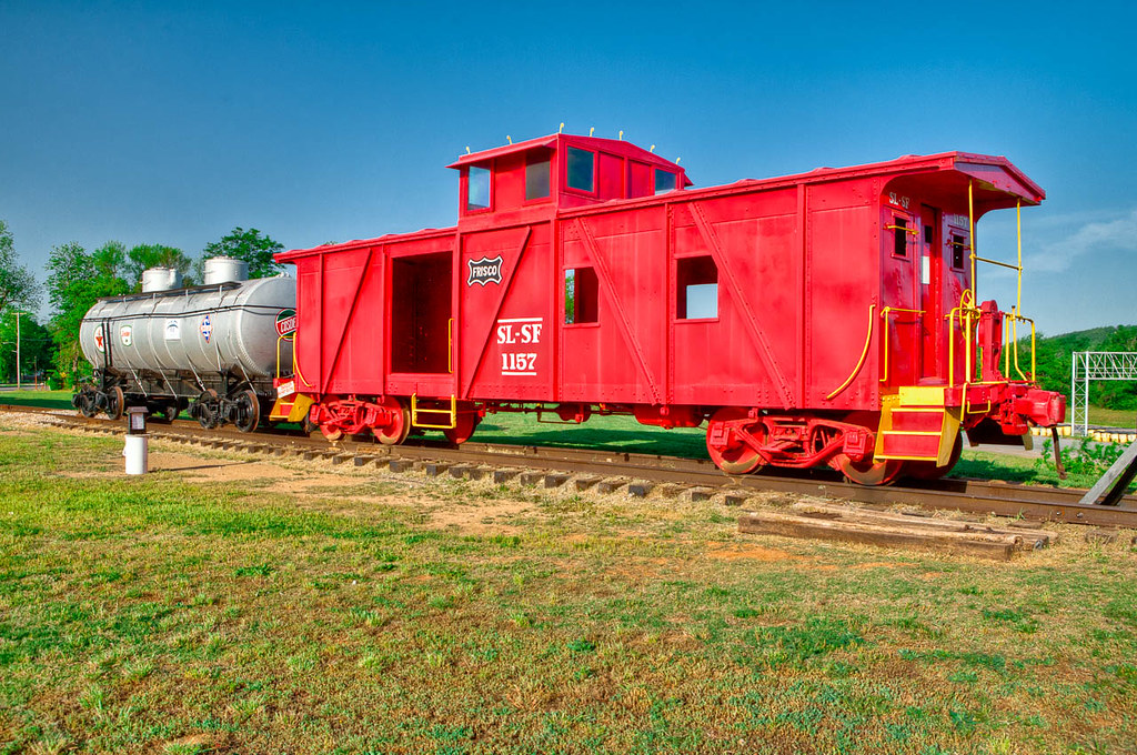 Caboose at Route 66 Village Tulsa, Oklahoma jray0001 Flickr