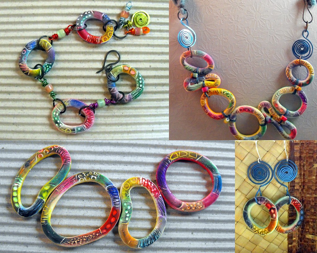 Hoops Polymer Clay Jewelry "Hoops" Margit Böhmer Flickr