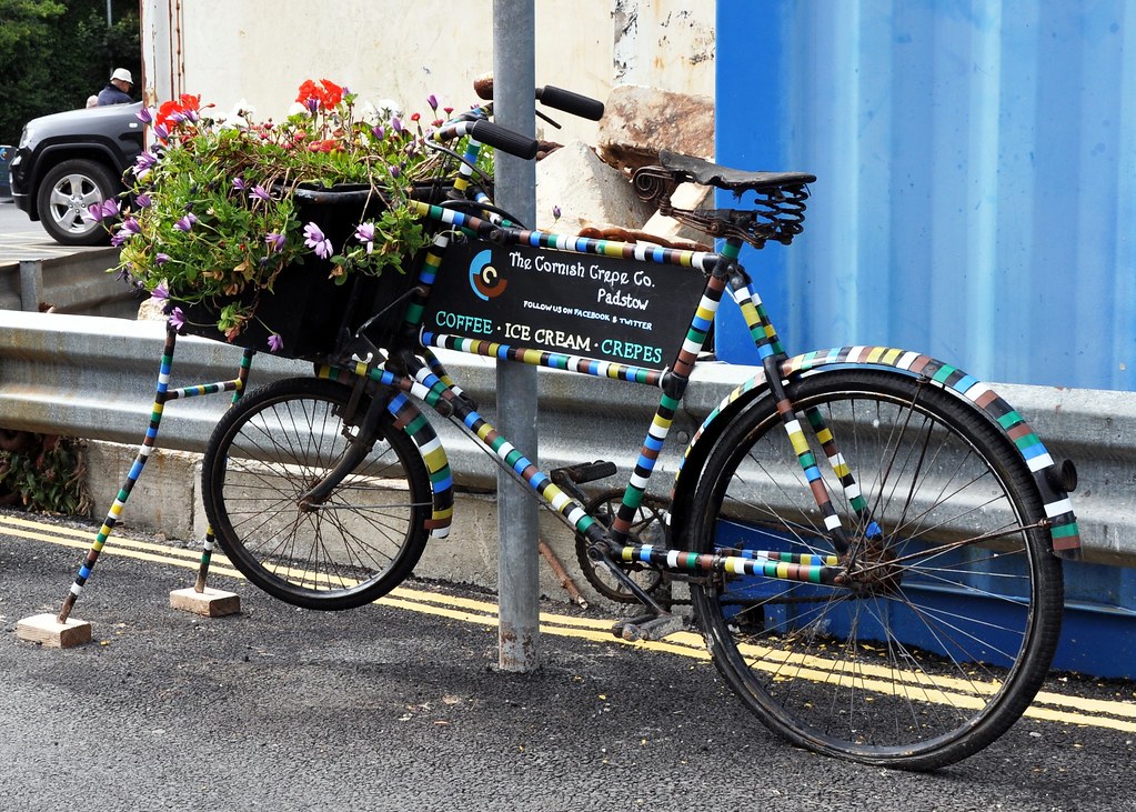Padstow, The Cornish Crêpe Company Bicycle The Cornish Crê… Flickr