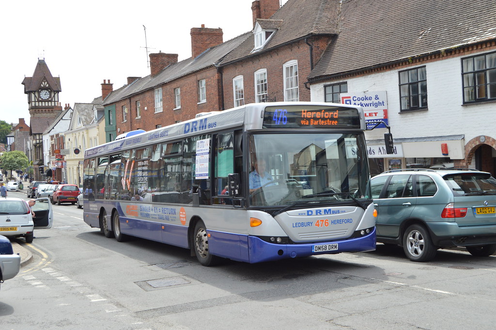 DM58 DRM D.R.M., Bromyard Leaving Ledbury on Service 476 … Flickr