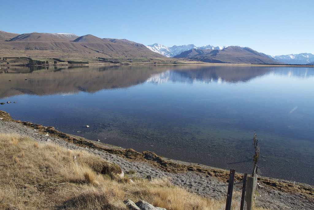 Lake Heron Canterbury New Zealand Lake Heron is the larges… Flickr