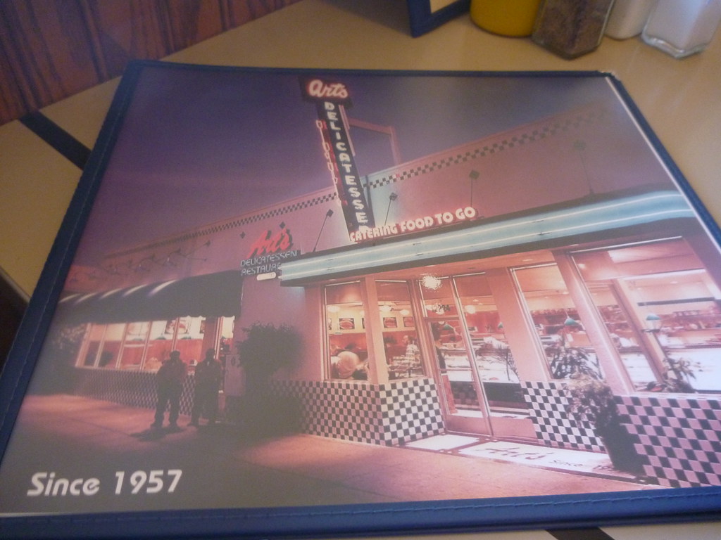 Art's Deli Los Angeles Menu Photo by Keith Valcourt Flickr