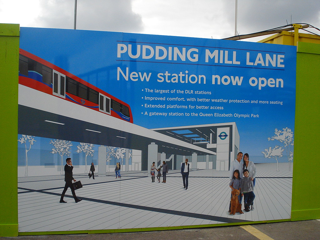 Pudding Mill Lane — New station now open It doesn't look q… Flickr
