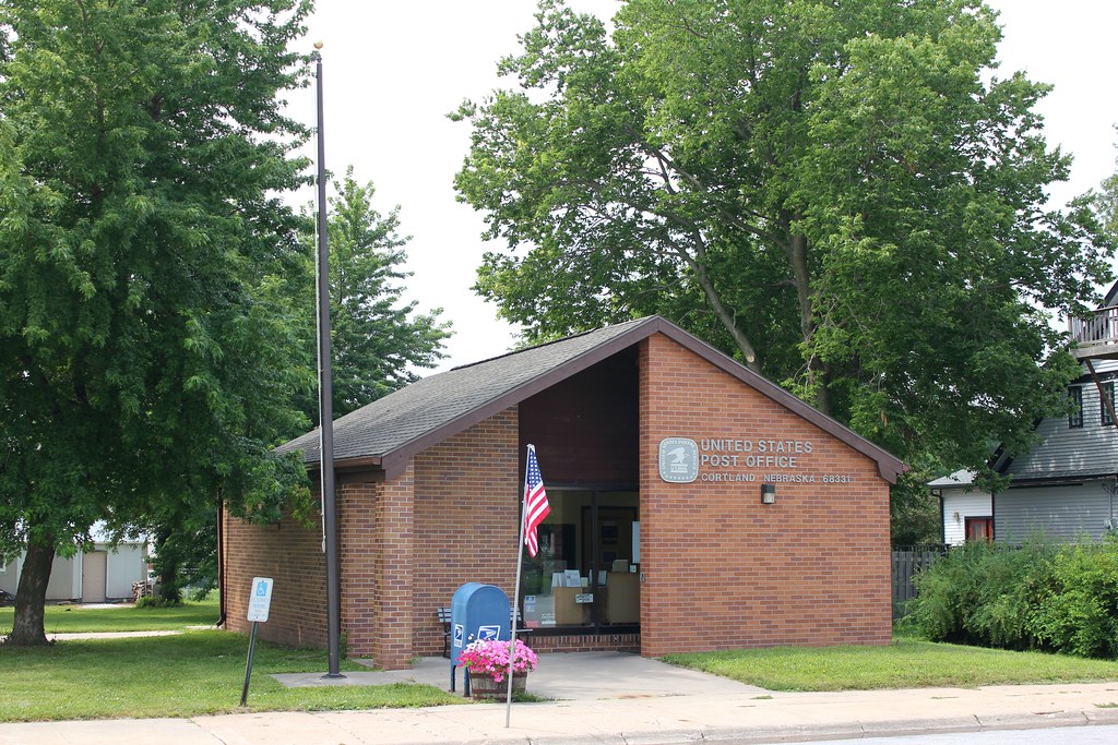 Post Office Cortland, NE Tom McLaughlin Flickr