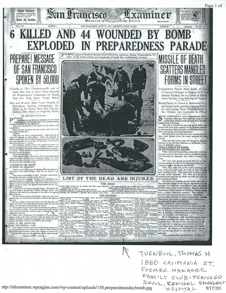 Thomas Henry Turnbull Newspaper 1916 Stuart Mellen Flickr