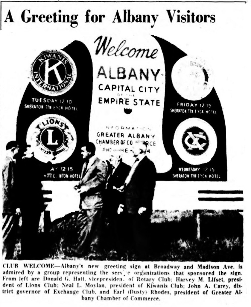 sign for albany ny Broadway and madison with Chamb… Flickr